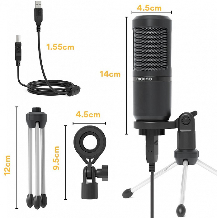 Микрофон Maono AU-PM460TR (Black) купить в интернет-магазине icover