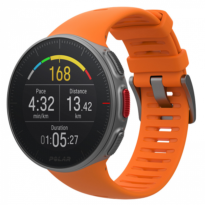 Мультиспортивные часы Polar Vantage V 90070738 (Orange) купить в интернет-магазине icover