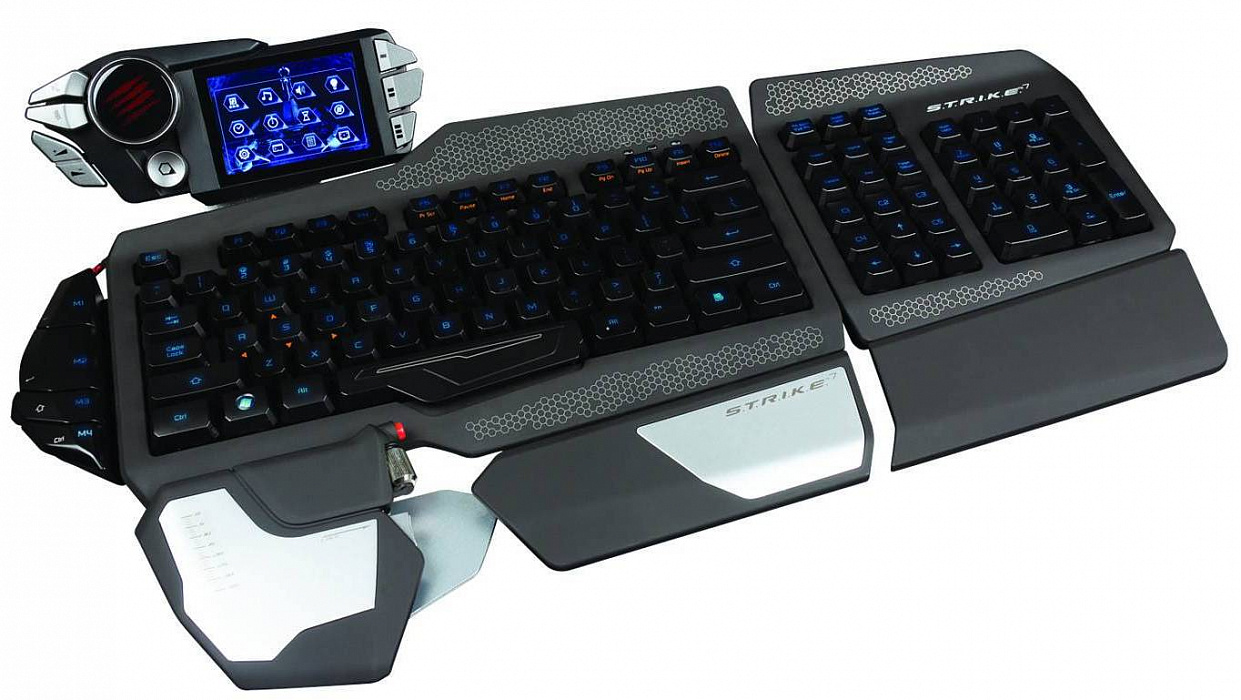 Mad Catz S.T.R.I.K.E.7 (MCB43109R002/02/1) - игровая клавиатура (Black) купить в интернет-магазине icover