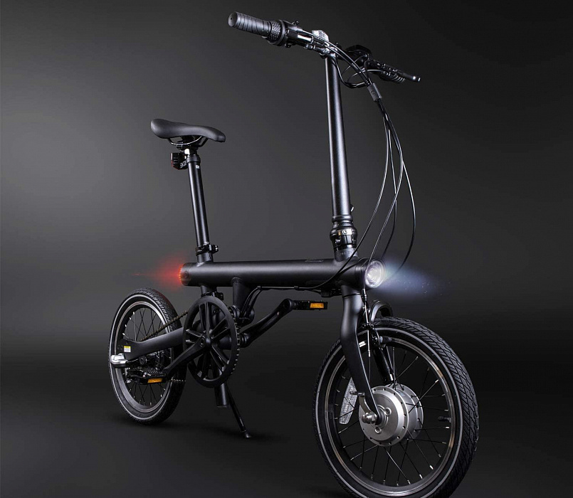 Электровелосипед Xiaomi Mi QiCYCLE Electric Folding Bike (Black) купить в интернет-магазине icover