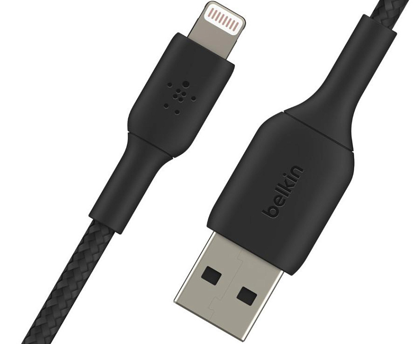 Кабель Belkin Boost Charge (CAA002bt2MBK) USB-A/Lightning 2m (Black) купить в интернет-магазине icover