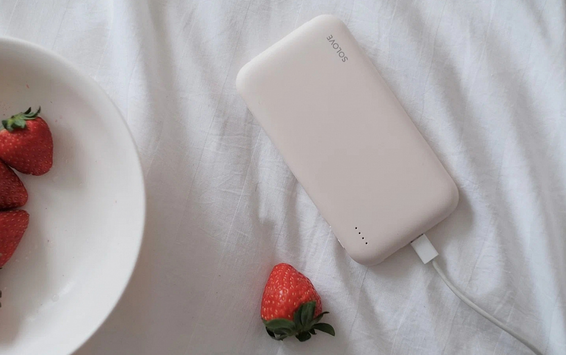 Внешний аккумулятор Solove W7 10000 mAh (Pink) купить в интернет-магазине icover
