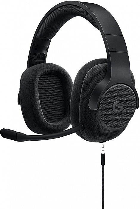 Компьютерная гарнитура Logitech G433 981-000668 (Triple Black) купить в интернет-магазине icover