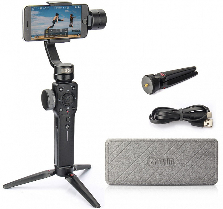 Стедикам Zhiyun Smooth 4 для смартфона (Black) купить в интернет-магазине icover