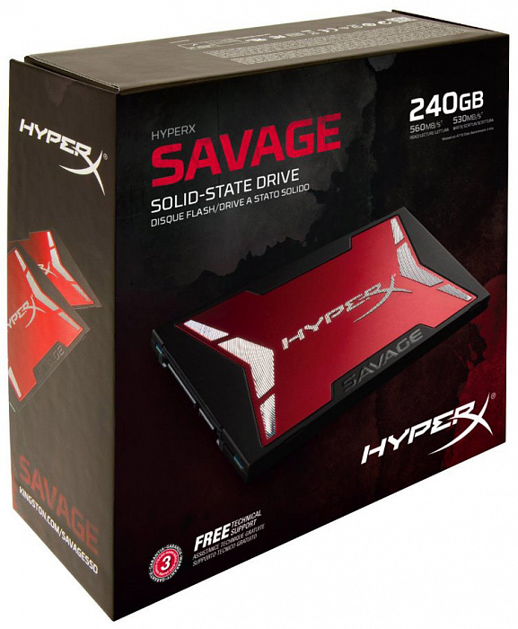 Kingston HyperX Savage 240GB (SHSS3B7A/240G) - SSD-накопитель купить в интернет-магазине icover