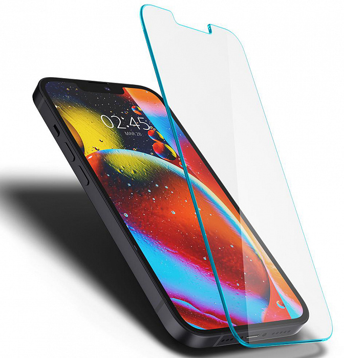 Защитное стекло Spigen Glas.tR EZ Fit Slim 2 Pack (AGL03396) для iPhone 13 mini (Clear) купить в интернет-магазине icover
