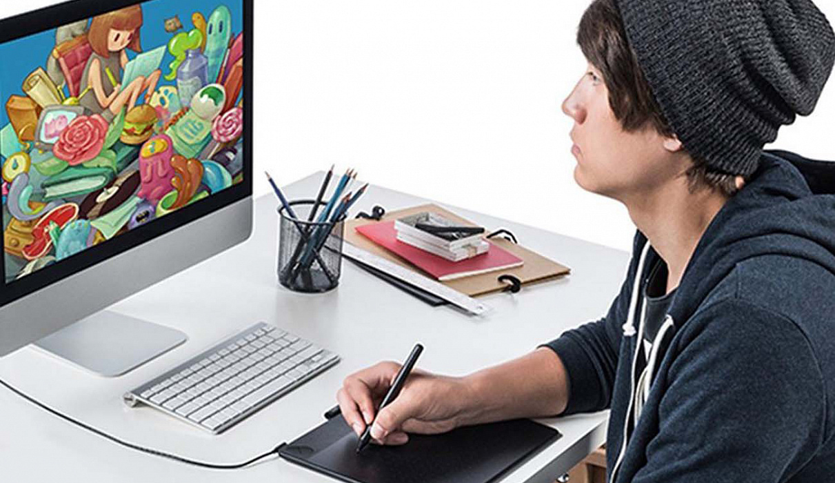 Графический планшет Wacom Intuos S CTL-4100K-N (Black) купить в интернет-магазине icover
