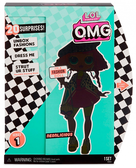 Кукла-сюрприз L.O.L. Surprise MGA Original O.M.G Lady Diva 20 см (559788) купить в интернет-магазине icover