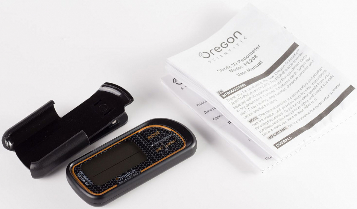 3D шагомер Oregon Scientific PE208 (Black) купить в интернет-магазине icover