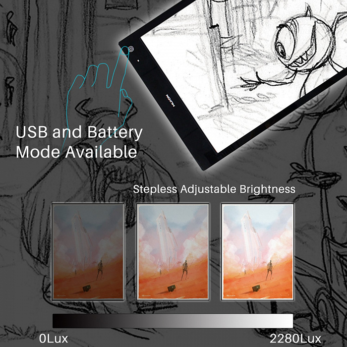 Светокопировальный планшет Huion LB3 (Black) купить в интернет-магазине icover