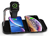 Беспроводное зарядное устройство Zens Dual+Watch Aluminium Wireless Charger ZEDC05B (Black) купить в интернет-магазине icover