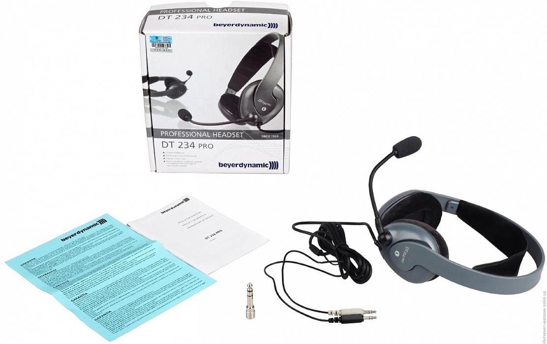 Компьютерная гарнитура Beyerdynamic DT 234 Pro (72012832) - наушники с гарнитурой (Grey) купить в интернет-магазине icover
