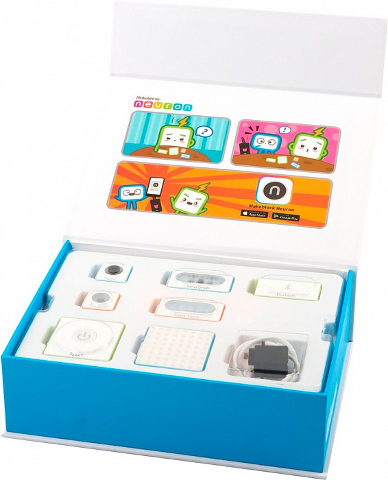Робототехнический набор Makeblock Neuron Inventor Kit (P1030001) купить в интернет-магазине icover