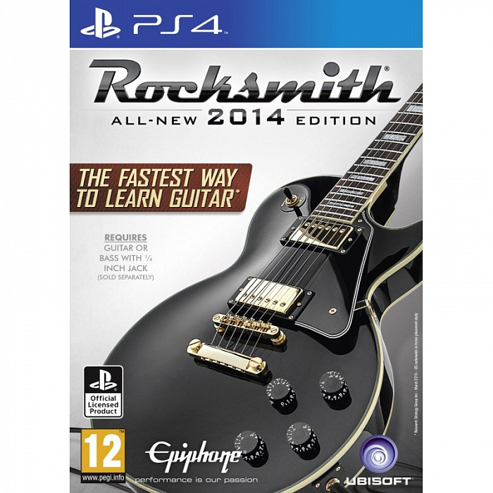 Rocksmith 2014 (английская версия) - видеоигра + кабель подключения гитары для PS4   купить в интернет-магазине icover