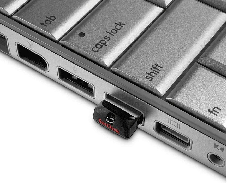Флеш-накопитель SanDisk Cruzer Fit 64Gb SDCZ33-064G-G35 (Black) купить в интернет-магазине icover