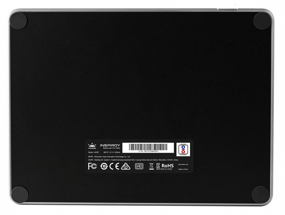 Графический планшет Huion H430P (Black) купить в интернет-магазине icover
