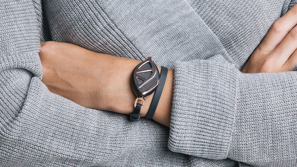 Фитнес-трекер Bellabeat Leaf Urban HT-20LF-BS-01 (Black/Silver) купить в интернет-магазине icover