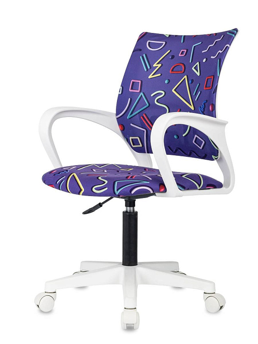 Кресло Domfy DK X-ROOM ткань/пластик (White/Sticks 08) купить в интернет-магазине icover