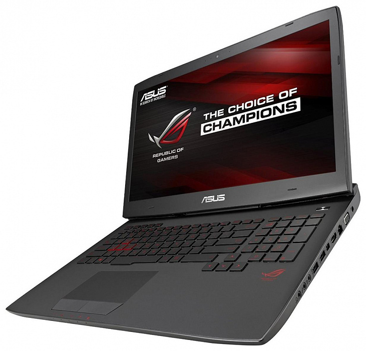 Ноутбук Asus ROG G751JY-T7403H 17.3", Intel Core i7 4870HQ 2.5Ghz, 16Gb, 1Tb HDD + 128Gb SSD (90NB06F1-M05860) купить в интернет-магазине icover