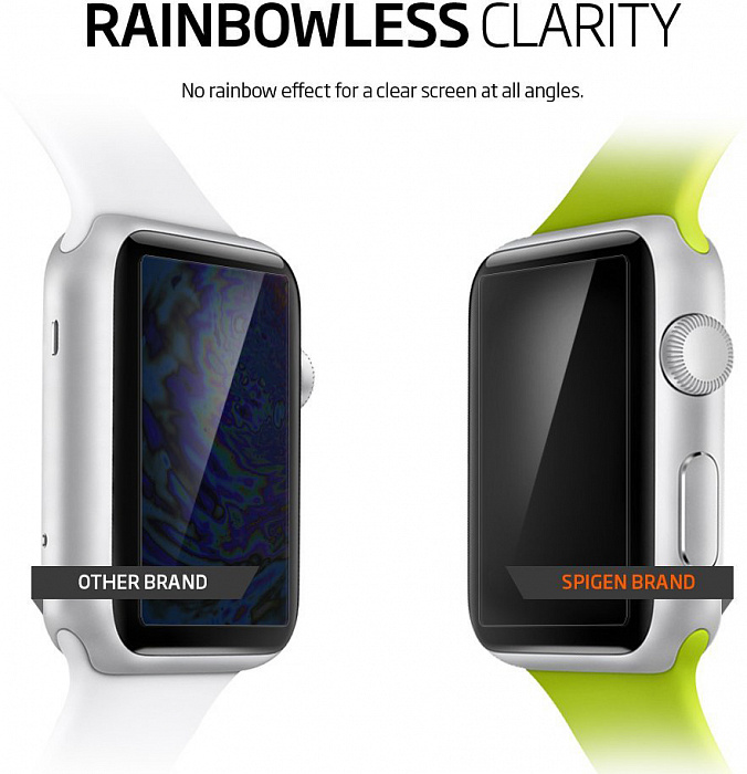 Spigen LCD Film Crystal CR (SGP11482) - защитная пленка для Apple Watch 38mm купить в интернет-магазине icover