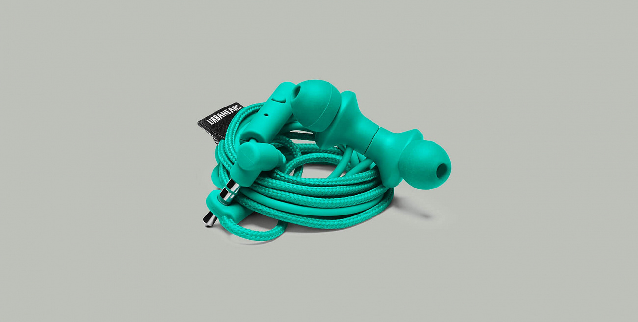 Urbanears Kransen - вставные наушники с микрофоном (Caribbean) купить в интернет-магазине icover