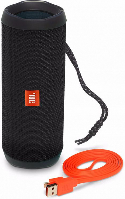 Беспроводная колонка JBL Flip 4 JBLFLIP4BLK (Black) купить в интернет-магазине icover