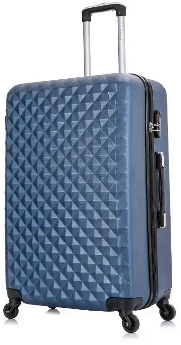 Чемодан L'Case Phatthaya (Dark Blue) размер L купить в интернет-магазине icover