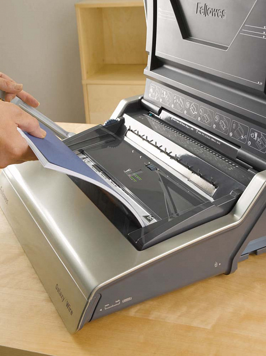 Переплетчик на металлическую пружину Fellowes Galaxy Wire A4 FS-56224 (Silver) купить в интернет-магазине icover