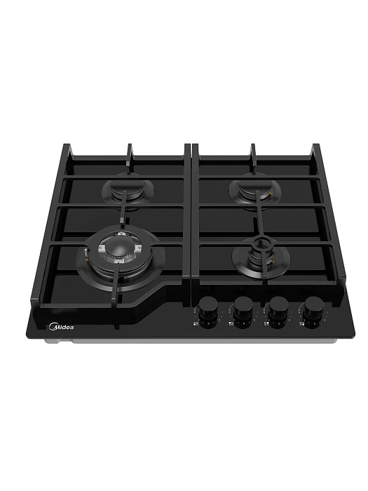 Газовая варочная поверхность Midea MG693TGB 2120113 (Black) купить в интернет-магазине icover