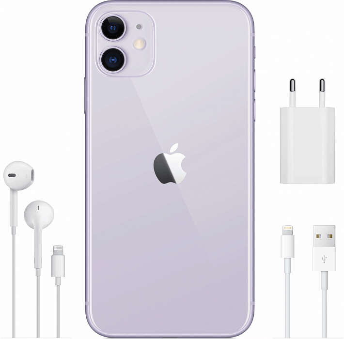 Смартфон Apple iPhone 11 128Gb MWM52RU/A (Purple) купить в интернет-магазине icover