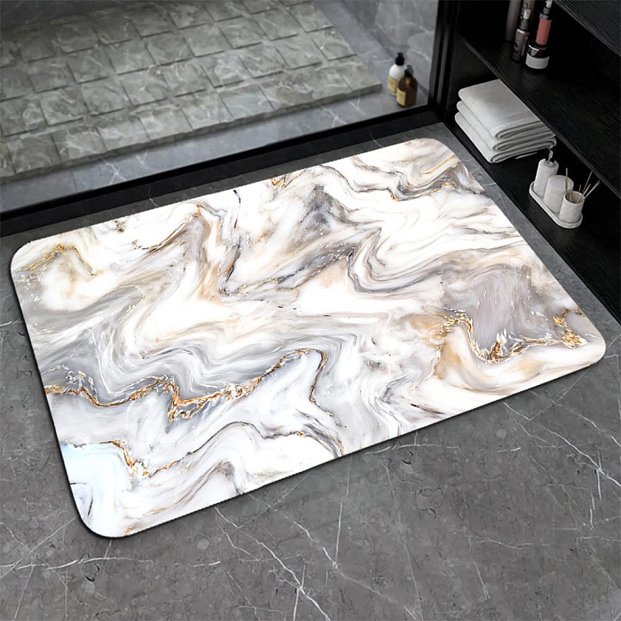 Коврик для ванной Ridberg Marble 50*80 см (Gold) купить в интернет-магазине icover