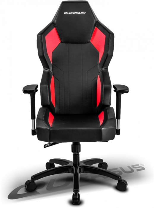 Игровое кресло Quersus Geos G702/XR (Black/Red) купить в интернет-магазине icover