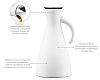 Термокувшин Eva Solo Vacuum 1 л высокий белый матовый купить в интернет-магазине icover