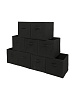 Набор коробок для хранения Ridberg 9 шт (Black) купить в интернет-магазине icover