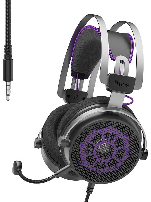 Наушники мониторные Fifine H18 Gaming Headsets (Black) купить в интернет-магазине icover