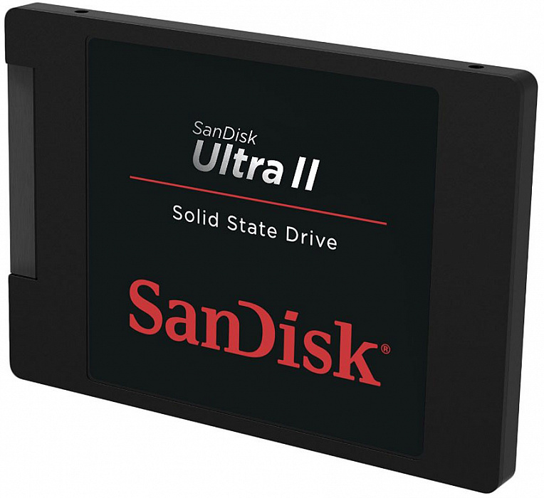 SanDisk Ultra II 240Gb (SDSSDHII-240G-G25) - SSD-накопитель (Black) купить в интернет-магазине icover