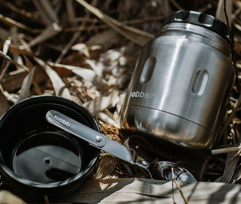 Термос для еды Bobber Jerrycan 0.7L (Gloss Steel) купить в интернет-магазине icover