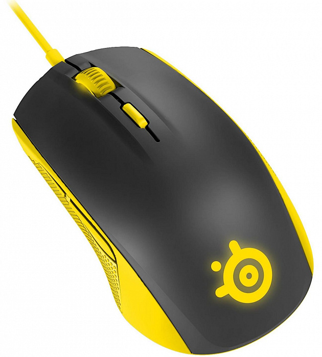 SteelSeries Rival 100 (62340) - оптическая мышь (Proton Yellow) купить в интернет-магазине icover