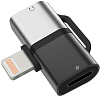 Переходник Wiwu Gemini Dual Lightning Converter ST02 (Silver) купить в интернет-магазине icover