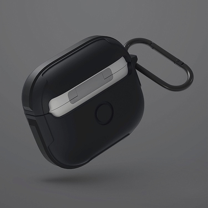 Чехол Uniq Valencia (AIRPODS(2021)-VALBLK) для Airpods 3 (Black) купить в интернет-магазине icover