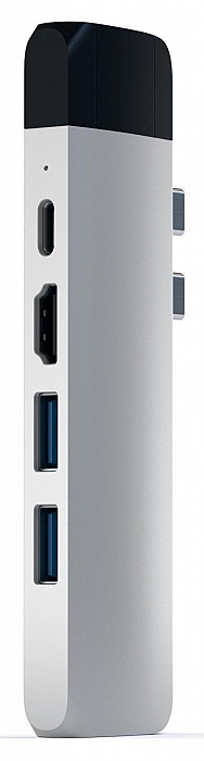 Хаб Satechi Aluminium Type-C Pro Hub Adapter with Ethernet (Silver) купить в интернет-магазине icover