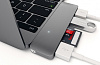 USB-концентратор Satechi Aluminum Combo (ST-TCUHM) USB Type C (Space Gray) купить в интернет-магазине icover