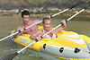 Bestway Wave Line (бв65020) - надувная лодка-каяк с веслами (Yellow/Grey) купить в интернет-магазине icover