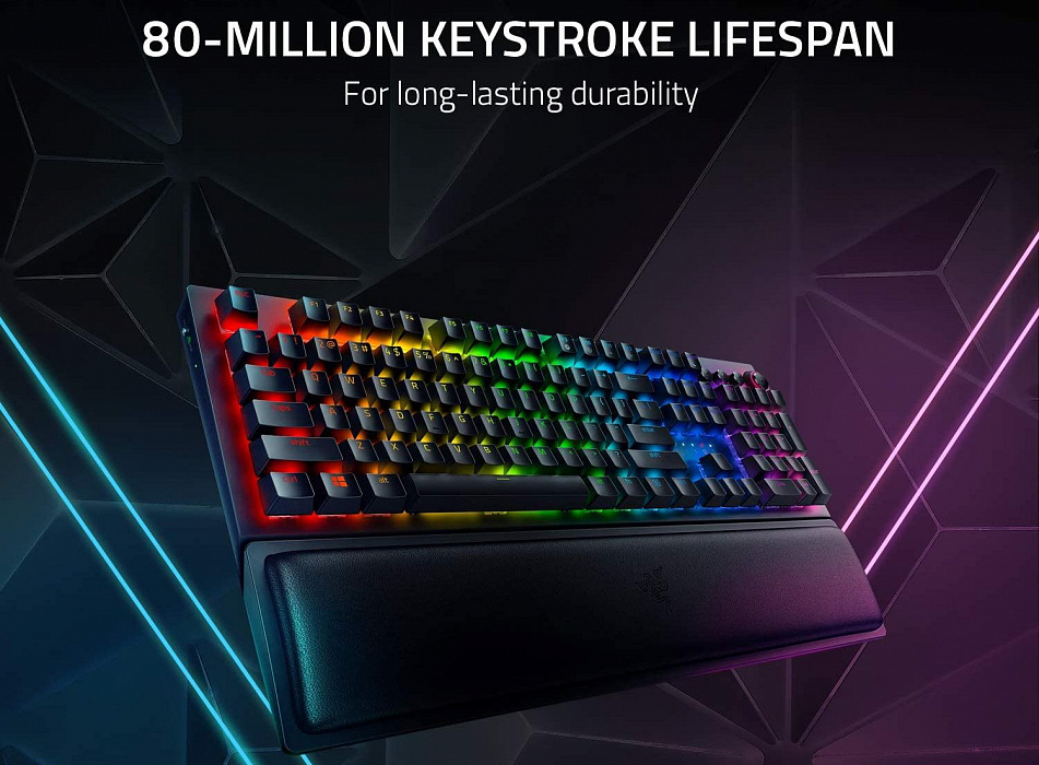 Игровая клавиатура Razer BlackWidow V3 Pro Green Switch Russian Layout (RZ03-03530800-R3R1) купить в интернет-магазине icover