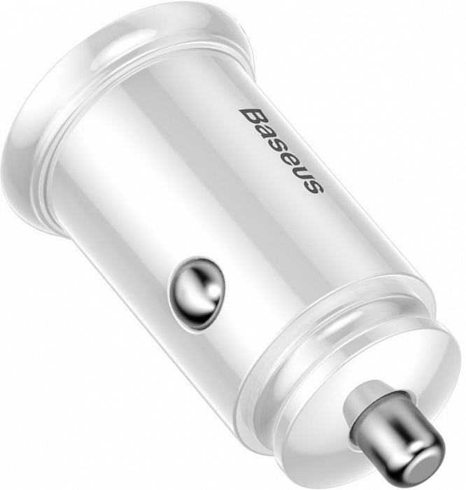 Автомобильное зарядное устройство Baseus Circular Dual QC3.0 CCALL-YD02 (White) купить в интернет-магазине icover