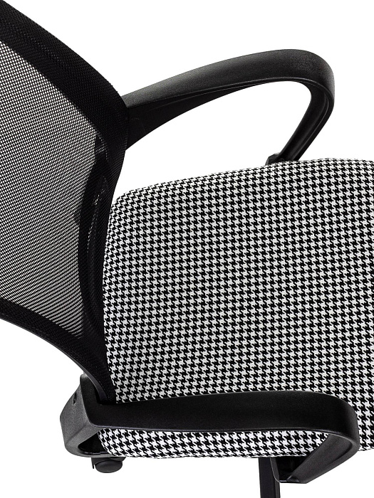 Кресло компьютерное Бюрократ Room TW-01 Morris 10 (Black/White) купить в интернет-магазине icover
