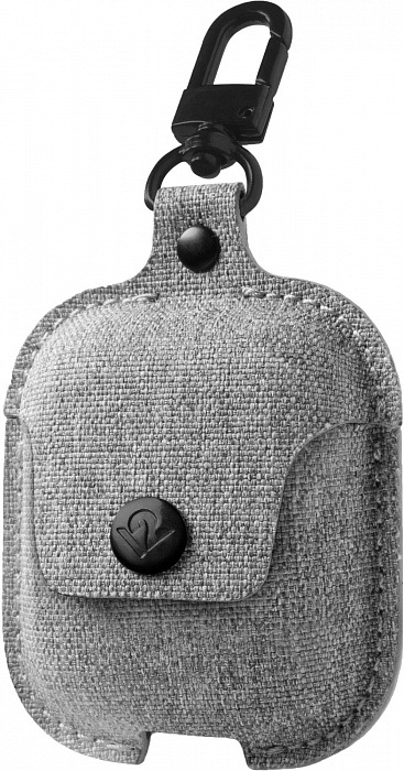 Чехол Twelve South AirSnap (12-1917) для AirPods (Canvas Fog) купить в интернет-магазине icover