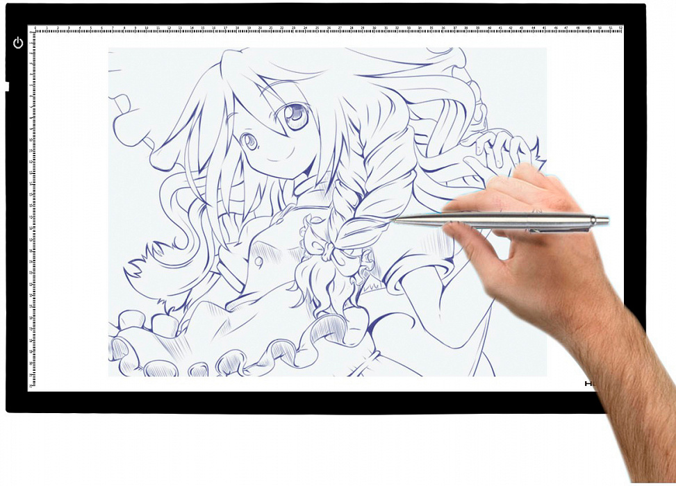 Светокопировальный планшет Huion A4 (Black) купить в интернет-магазине icover