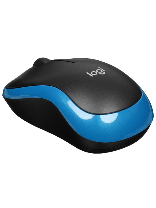 Мышь беспроводная Logitech M185/M186 910-002632 (Blue) купить в интернет-магазине icover