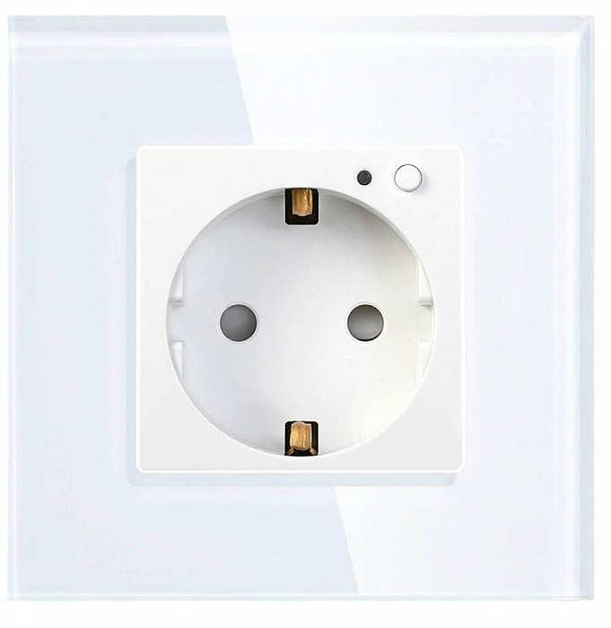 Умная розетка HIPER IoT Outlet W01 (White) купить в интернет-магазине icover